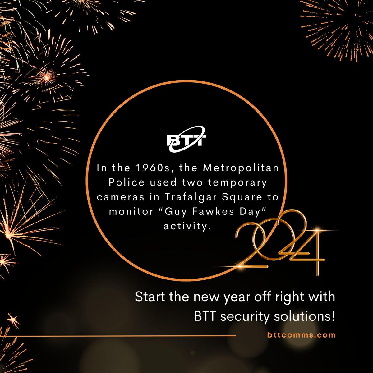 CCTV has been used for many years to keep people safe throughout the UK. 

Contact us today to get CCTV installed on your premises to keep your staff and visitors safe.

bttcomms.com 

#cctv #security #securitysolutions #businesssolutions