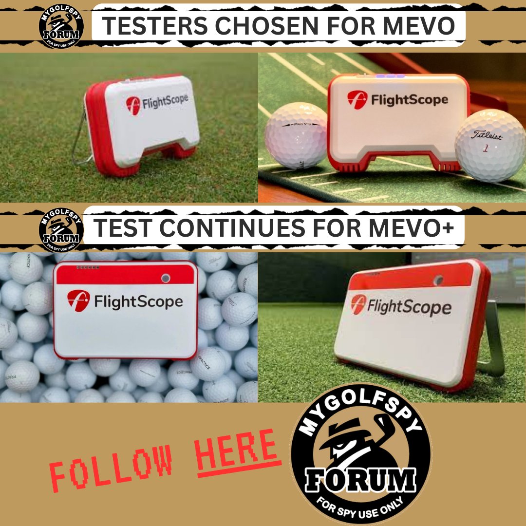 ForumMyGolfSpy's tweet image. Follow on MyGolfSpy forum to see what our whole group of testers for the @flightscopegolf MEVO and MEVO+ think! #golf #flightscopemevoplus #flightscope #mygolfspy