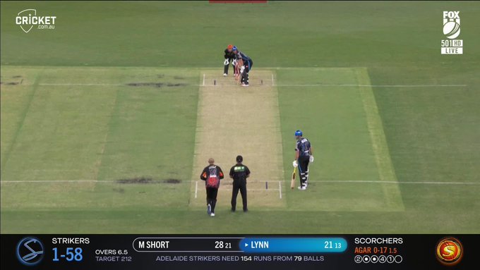 "What a shot from Lynn 📹 Credits: Twitter/BBL"