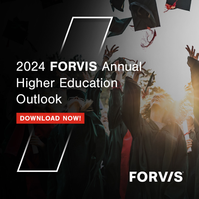 .<a href="/FORVIS/">FORVIS</a>’ survey shares how many #universities have defined their major issues and what tactics they are using to address them. Dig into our outlook for details: bit.ly/47nIo75