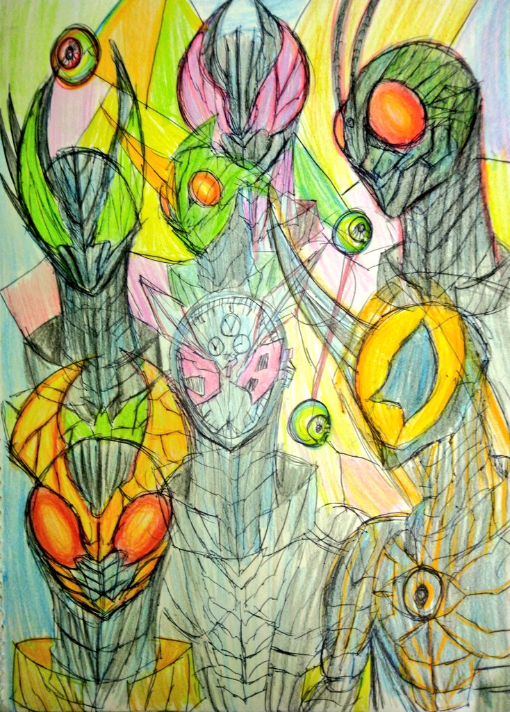 ＃漫画家志望さんと繋がりたい　＃仮面ライダー好きな人と繋がりたい　＃絵描きさんと繋がりたい　＃特撮クラスタと繋がりたい　　＃絵描きさんフォロバ100　＃相互フォロー　＃フォロバ100 #アナログ絵描きさんと繋がりたい　＃芸術の輪　＃フォロワー何人増えるかチャレンジ　#芸術同盟　新作です