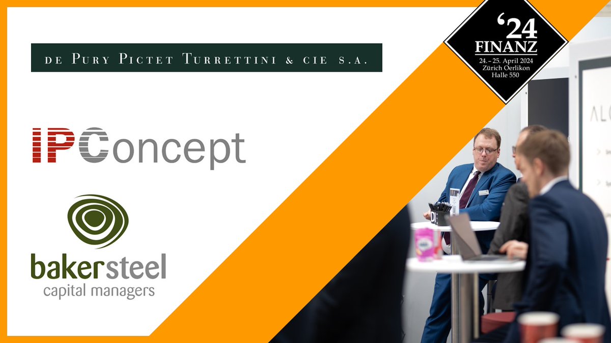 finanzmesse's tweet photo. Ausstellervorstellungen FINANZ'24:
- De Pury Pictet Turrettini &amp; Cie SA
- IP Concept
- Bakersteel Capital Managers

#finanz24 #finanz #assetmanagement #assets #finanzevent #anlagen #investments #investment #finanzmesse https://t.co/jYllreNoeT