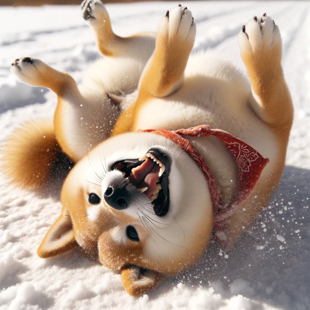 gptsradar's tweet photo. A Shiba Inu joyfully celebrating the first fresh snowfall in a long time.❄️❄️
✨久しぶりの新雪に喜ぶ柴犬🩵
➰KOL: @shibaharu_
➰Prompt now: https://t.co/rdESnAgUVt
#gpts #dalle3art #柴犬のいる暮らし #柴犬大好き #shibainu #Shibarium #柴犬ライダー #ShibaMemu #柴犬好きさんと繋がりたい #SnowManみな楽Live #Japan #柴犬 #midjourneyV6 #BingAI #opneai