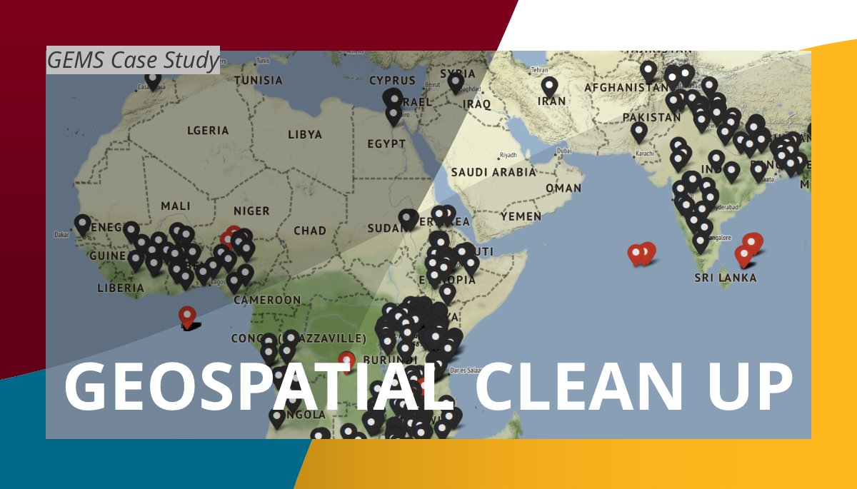 Our #Geospatial Cleaning tools resolve missing and inconsistent location data swiftly, ensuring #research accuracy. Learn how we're transforming data precision for robust #agricultural insights in this case study on Geospatial cleanup.
gems.umn.edu/geospatial-cle… #GEMS