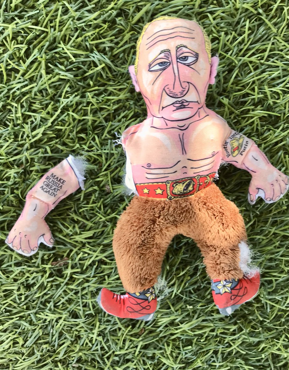 My dog disarmed Vladimir Putin.