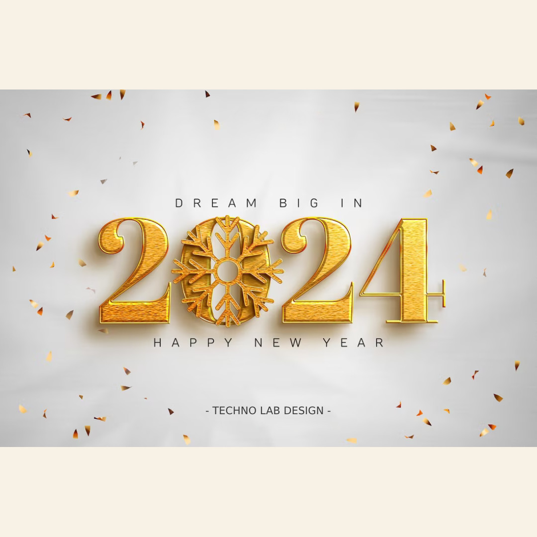 TechnoLabDesign's tweet image. Happy New Year 2024! 🎄 🎅