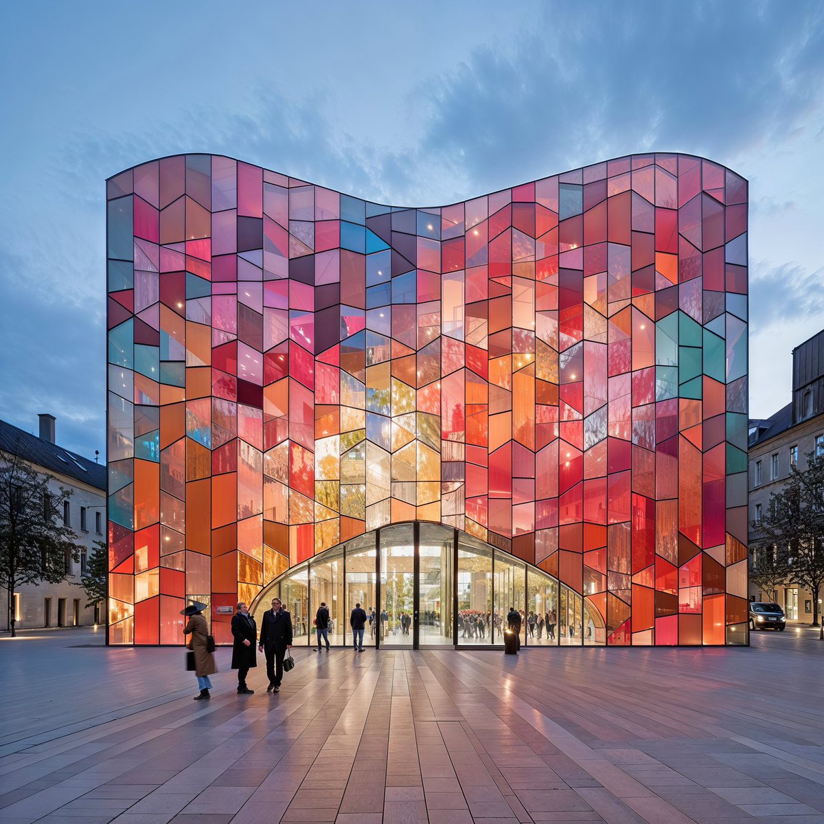 Stained glass facades

instagram.com/p/C1FIWN_ss5E/…

Created with #ai 
#architecture #syntheticarchitecture #syntharc  #parametricarchitecture #midjourneyarchitecture #recycledmaterials #munichcity #contemporaryarchitecture #glassarchitecture #stainedglass