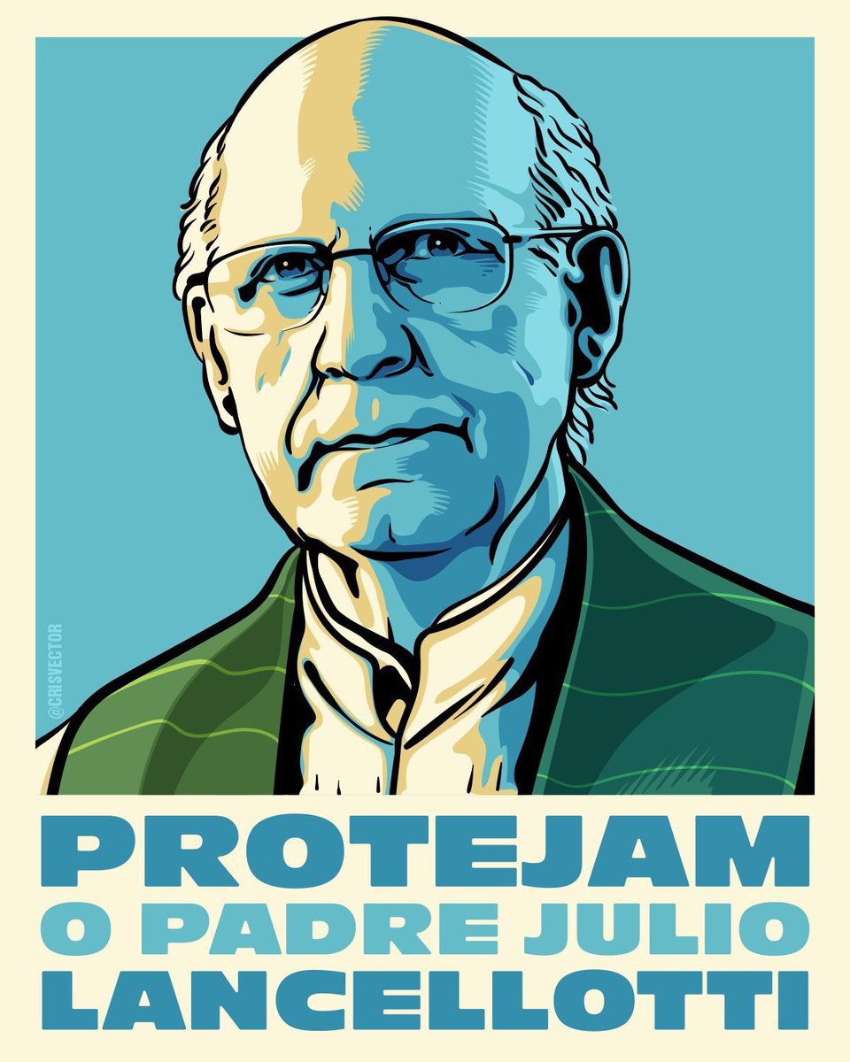 O Pe Julio Lancelotti está sendo perseguido covardemente pelo MBL, o mesmo daquele que disse que as mulheres ucranianas são fáceis porque são pobres. Dar pão a quem tem fome, eis o pecado do nosso padre e amigo. São tempos difíceis para os sonhadores. Forte abraço, @pejulio!