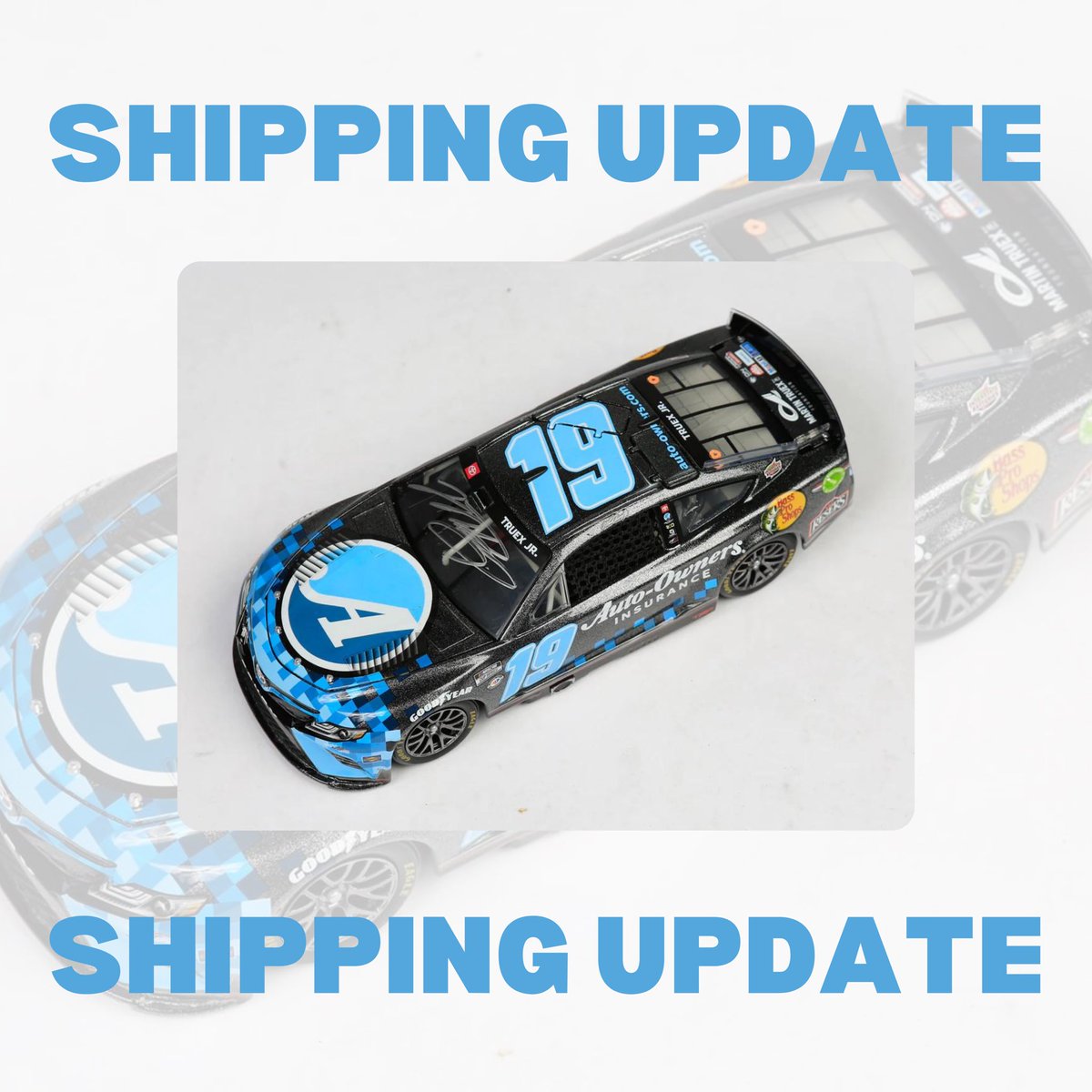 UPDATE❕ All 2023 Auto-Owners Insurance/MTJF Galaxy Diecasts are expected to ship out starting next week. We appreciate your patience!