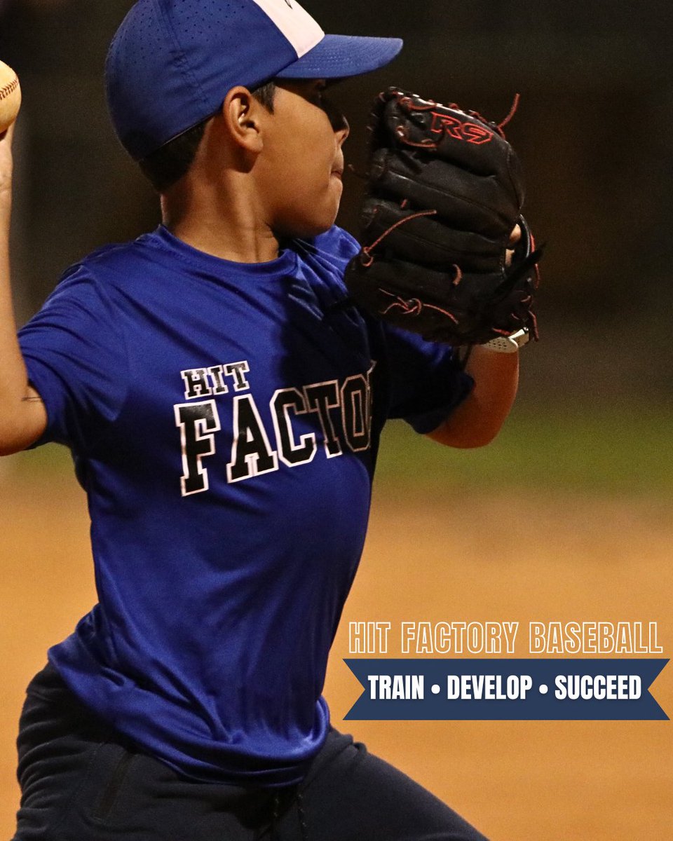 HitFactoryTampa's tweet image. Unlock your full potential at Hit Factory Baseball! 🚀 Train with passion, develop with purpose, and succeed with determination. ⚾️💪 #HitFactoryBaseball #TrainDevelopSucceed