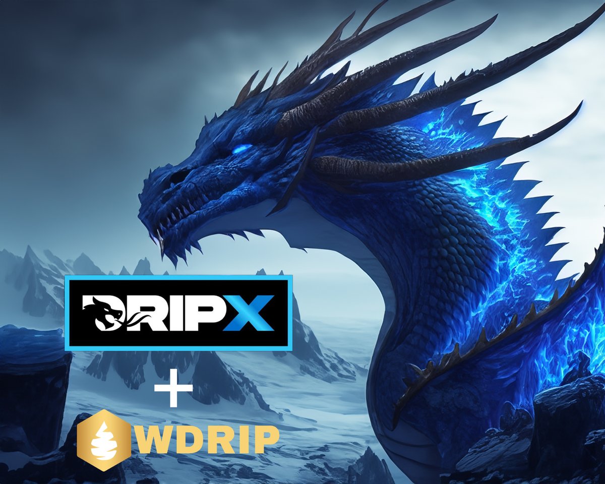 The mighty Dragon of $Drip emerges after it's long slumber, hungry for market domination. It's legendary novel is being written at this very moment. Dare to become part of the greatest tale every told in crypto and wield it's dark magic... @dripxwin #DripX #BSCGems #wDrip #Drip
