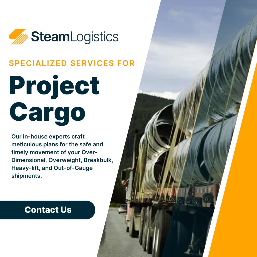 With our vast network of domestic and international multi-modal partners, we provide end-to-end solutions customized to your unique project requirements. Trust us to turn your logistics challenges into successful milestones. #projectcargo #logisticsexcellence #tailoredsolutions