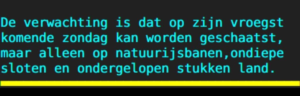 EdAldus's tweet image. We slaan toch echt helemaal door! Het moet nog gaan vriezen en dan nu al zeggen dat we zondag kunnen schaatsen op
natuurijsbanen en ondiepe sloten 😩 Vergeet dan ook je zwembroek niet mee te nemen!