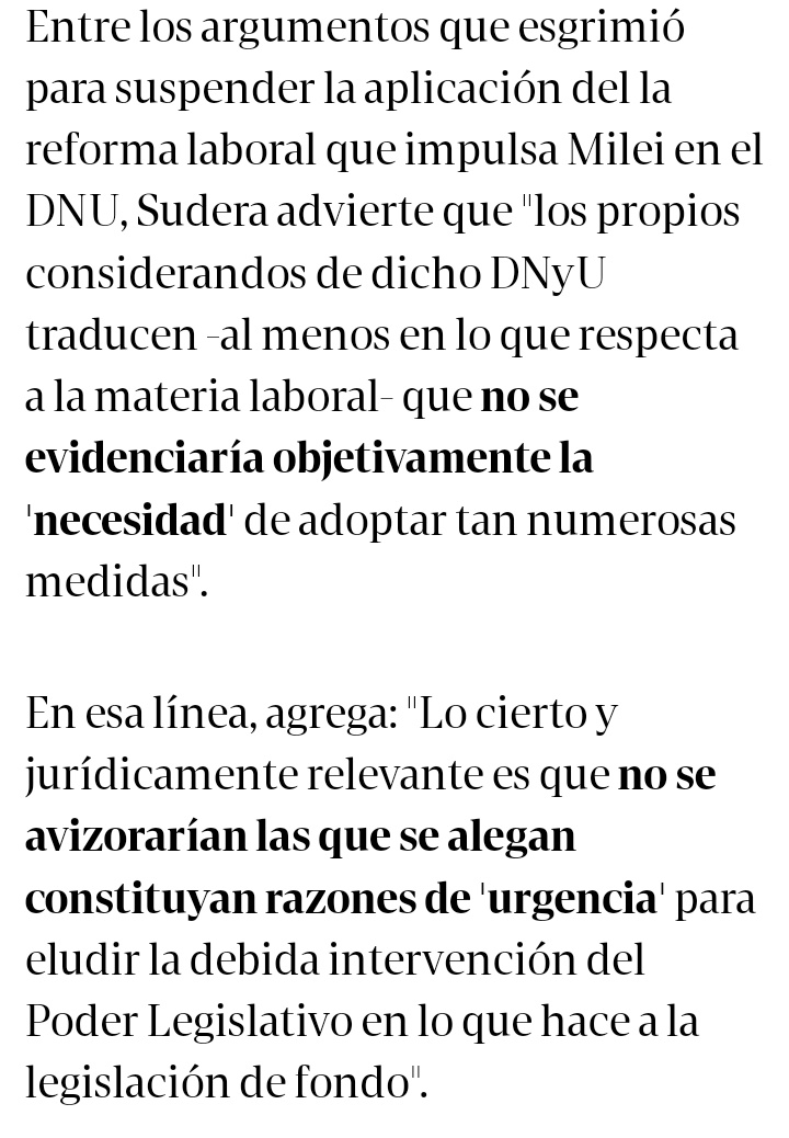 stanleybostero's tweet photo. 🚨 El argumento de la cámara del trabajo para suspender el DNU es que, según ellos, no hay necesidad ni urgencia a pesar de que la generación de empleo se encuentra estancada desde hace 12 años.

Se nos ríen en la cara https://t.co/dL4UOu5L5u
