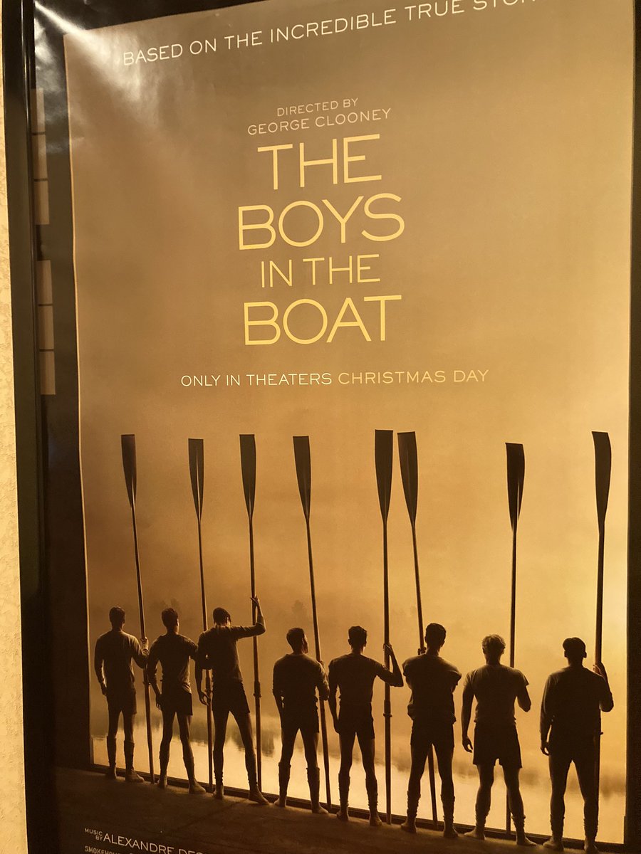 loudboy30's tweet photo. Rating later #TheBoysInTheBoat #GeorgeClooney #JoelEdgerton #CallumTurner #JackMulhern #SamStrike #JoeRantz #AlUlbrickson @CelebrationCnma https://t.co/4q5oufTXfG