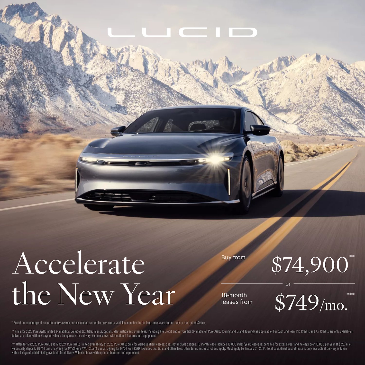 Lucid online air commercial
