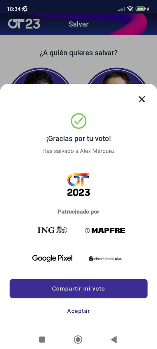 naiarismo's tweet photo. mis votos de hoy, #NaiaraFavorita #SalvarAlex #OTDirecto3E https://t.co/nMRWgb7lGY