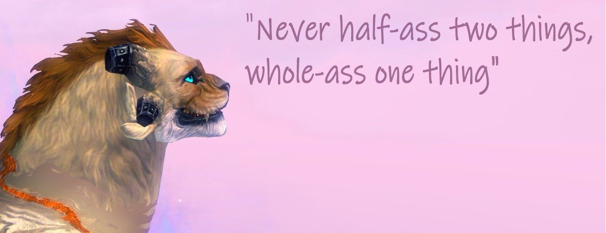 Your daily motivational charr.

#guildwars2 #charr #motivational #beautifulmind