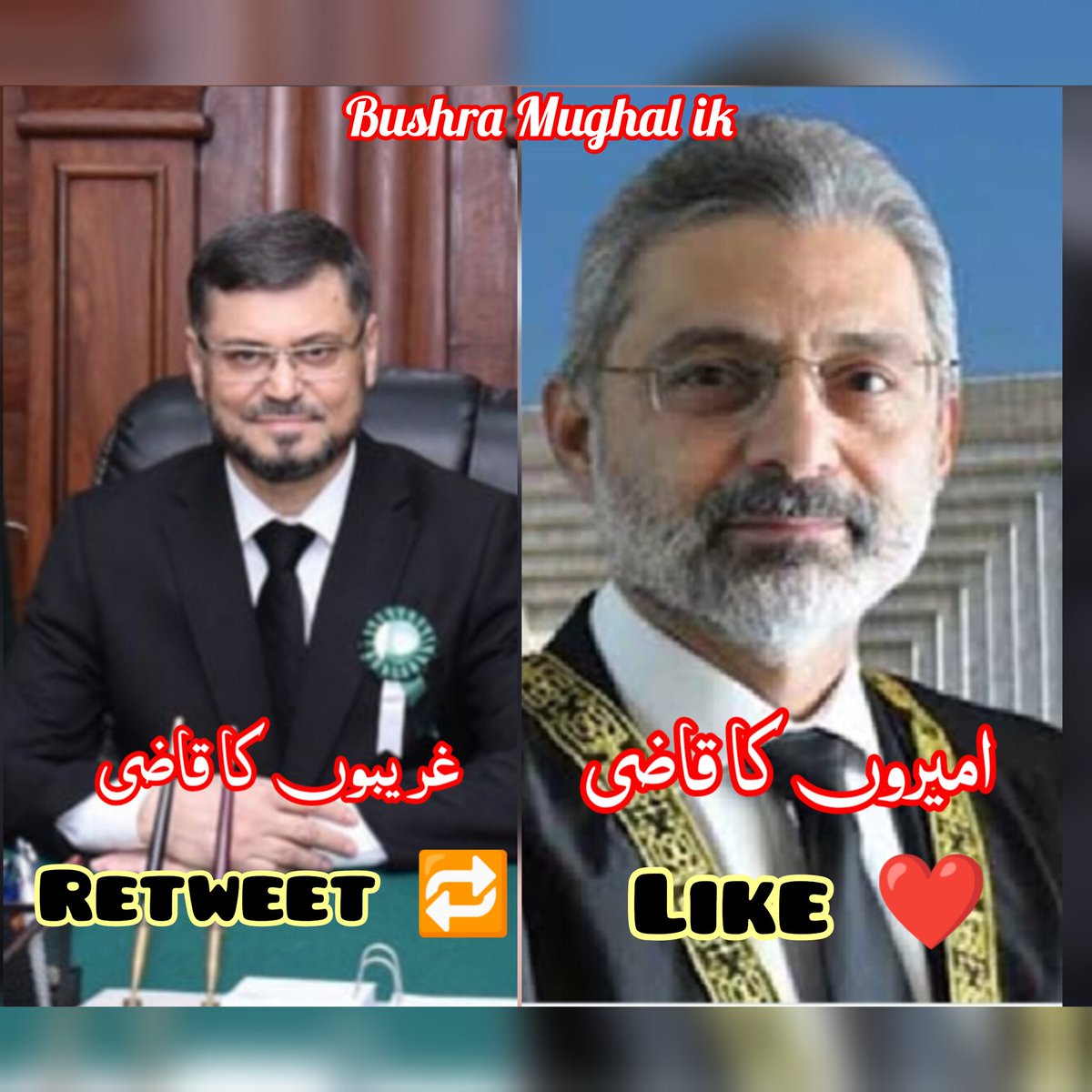 bushra_ik's tweet photo. تو ہو جائے مقابلہ ۔۔۔ 🔥

اصل قاضی کس کو سمجھتے ہیں آپ ؟

#زرتاج_گل_کوسکیورٹی_دو https://t.co/kyW9eKU8r9