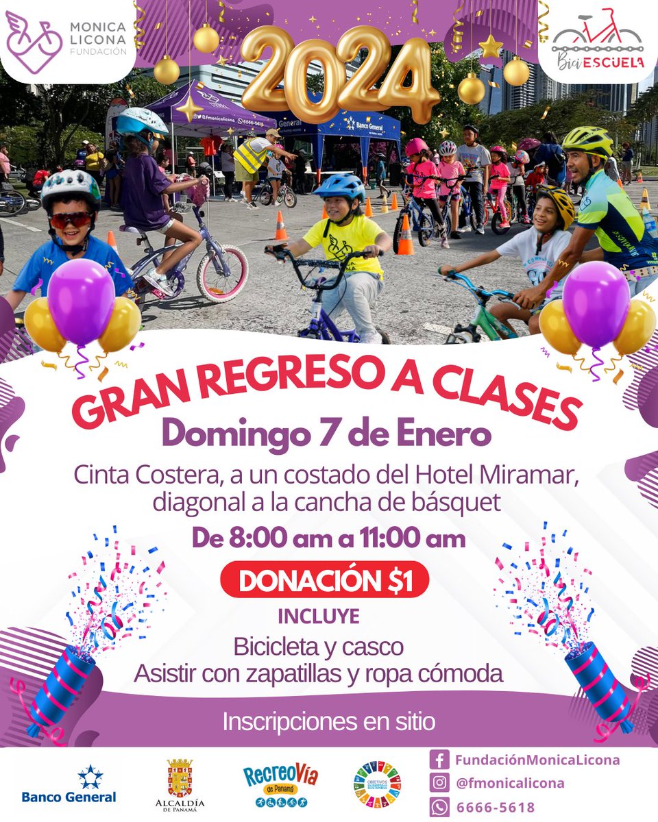 ¡ El verano llegó ! Y queremos disfrutarlo junto a ustedes pedaleando 🚲 
Te esperamos este domingo en la primera clase del año 🚸