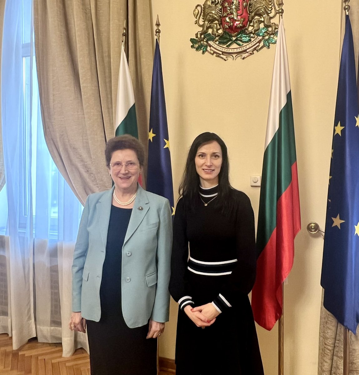 Pleased to meet w/ Amb. Elena Kirtcheva, Secretary General of Vienna Economic Forum, a month after our meeting in Vienna 🇦🇹 Thankful for her commitment to #VEF mission of solving global &regional challenges. Looking forward to Sofia 🇧🇬 hosting VEF on April 22, 2024.