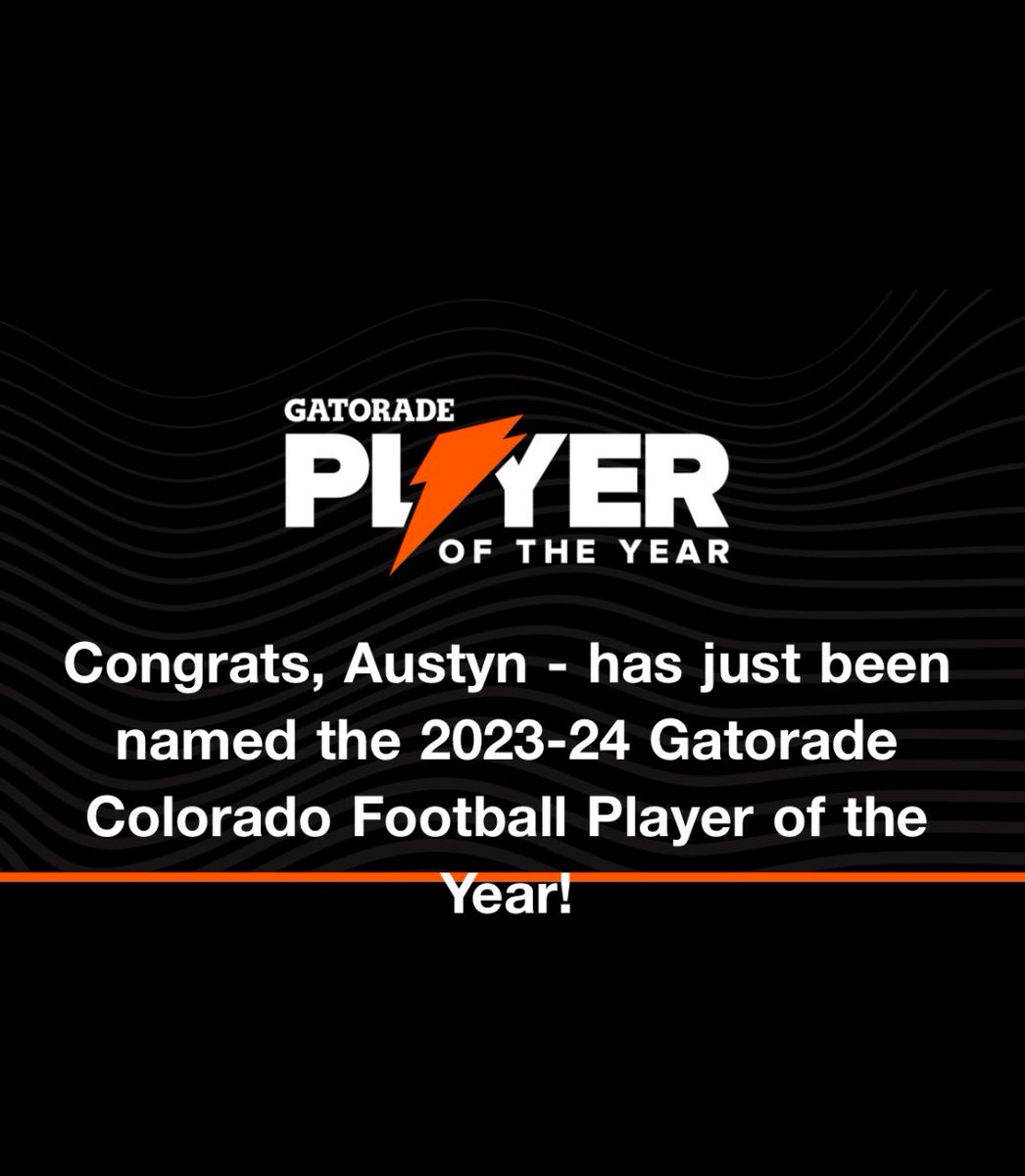 I am honored to announce that I am GPOY.  I want to thank my teammates and coaches for helping me reach such a goal, I couldn’t have done it without them.