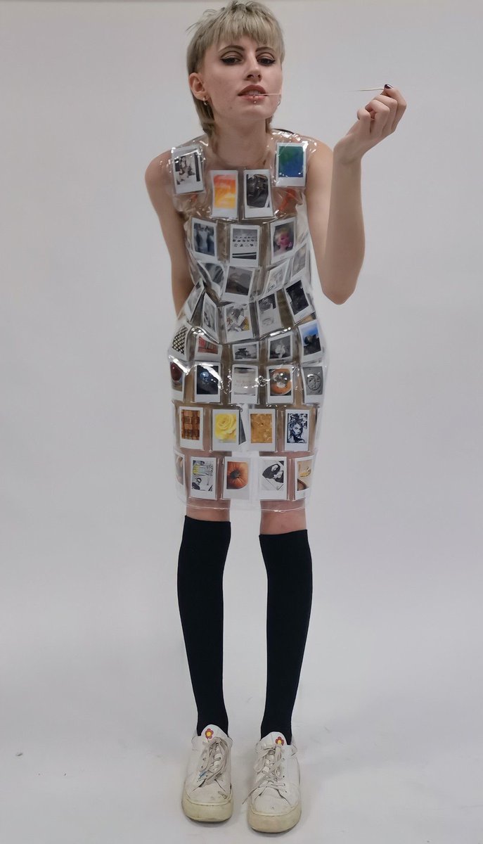 60S polaroid dress by kayla forrester