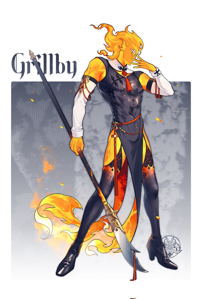 Reignbeaux13's tweet photo. #grillby #undertale https://t.co/VLpENvoeRJ