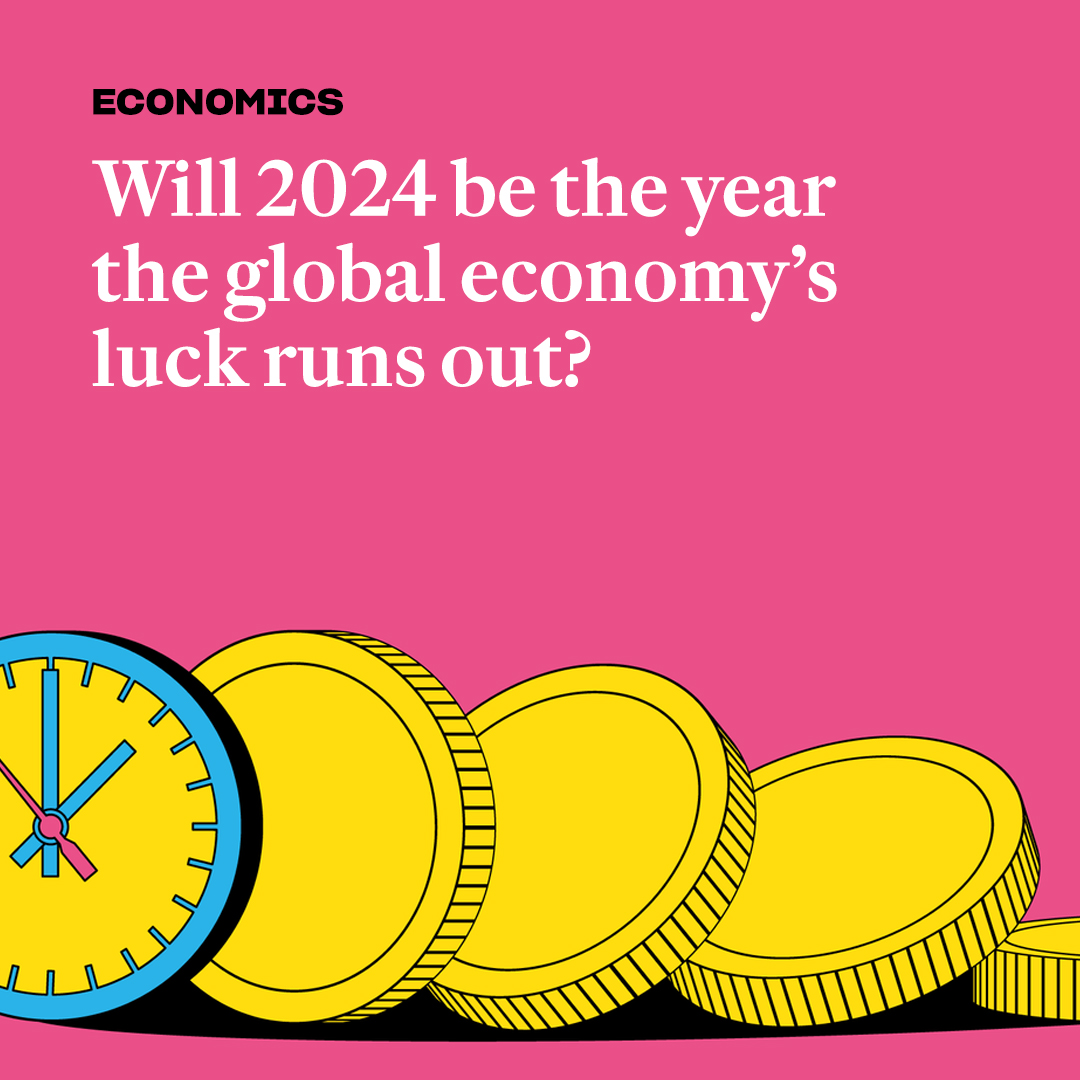 Will 2024 be the year the global economy’s luck runs out? Turbulent short-term indicators may be less important than underlying weakness... ✍️ @B_Eichengreen prospectmagazine.co.uk/ideas/economic…