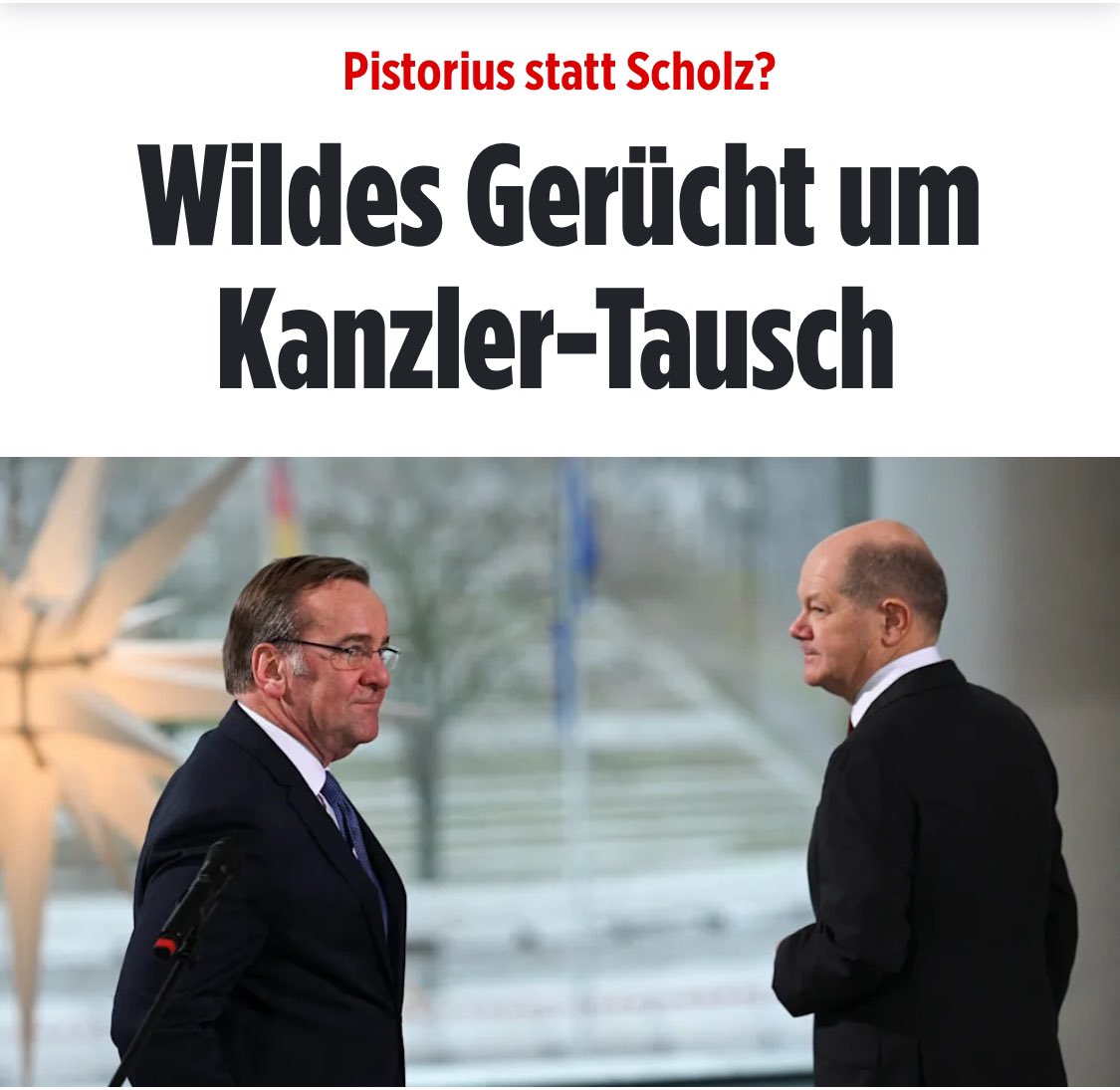 Wehner84's tweet photo. Erst hat man in Italien erzählt das #Pistorius 2025 als #Kanzler antreten soll, jetzt plötzlich Kanzler-Tausch #2024. Morgen dann berichtet #Blid das #Giffey #2025 Kanzlerkandidatin wird. 😌 https://t.co/ovw3tYAPb3