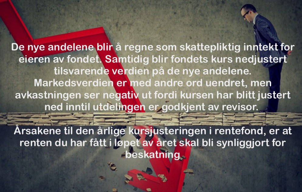 EHagerup's tweet photo. Krakker norske rentefond 2.januar, hvert år? Neida😂

Ved hvert årsskifte utbetales utbytte fra rentefond. Utbyttet utbetales som nye andeler til alle som eier fondet per 31.12. https://t.co/hOx3R0iOHz