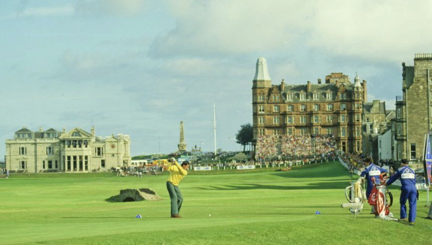 Seve on 18th tee at the Old Course !!
#seve #myhero #oldcourse