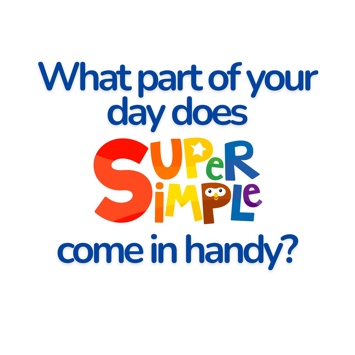 SimpleSongs's tweet image. We've got this! 🤗 🌈 Are you team bedtime, team morning routine, or team dance break? Or are you all three? #supersimple #supersimplesongs #wevegotthis