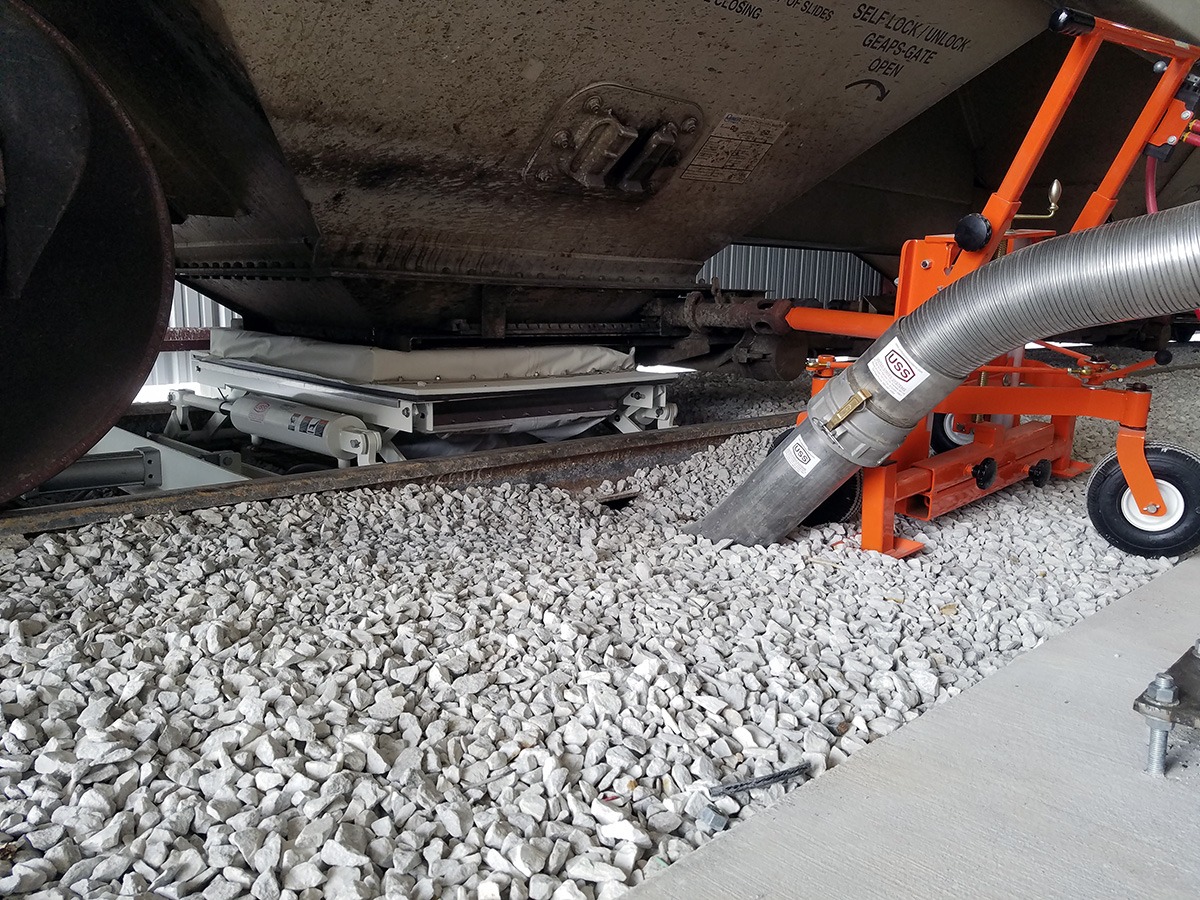 US_Systems's tweet photo. Ask USS about our Boot-Lift adapter. It makes railcar hopper unloading a breeze. https://t.co/DizOnIXNhh