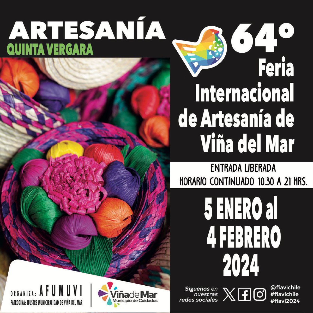 Feria Artesanía Viña tweet media