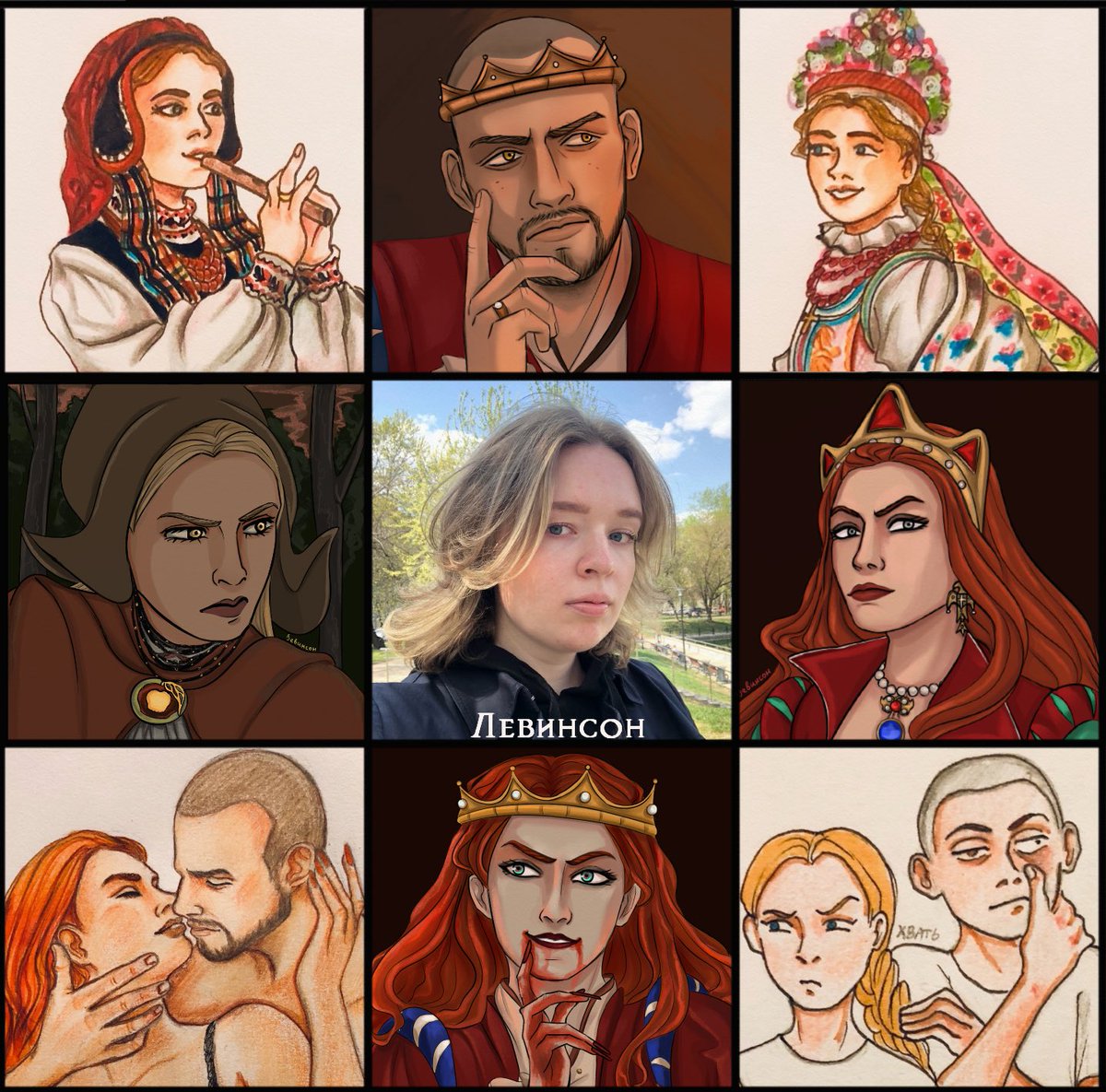 veralevina15's tweet photo. Let’s have a look at the #artvsartist2023

 #theWitcher #Radovid #AddatheWhite #PrincessAdda #Ведьмак https://t.co/0dCxmwcTfZ