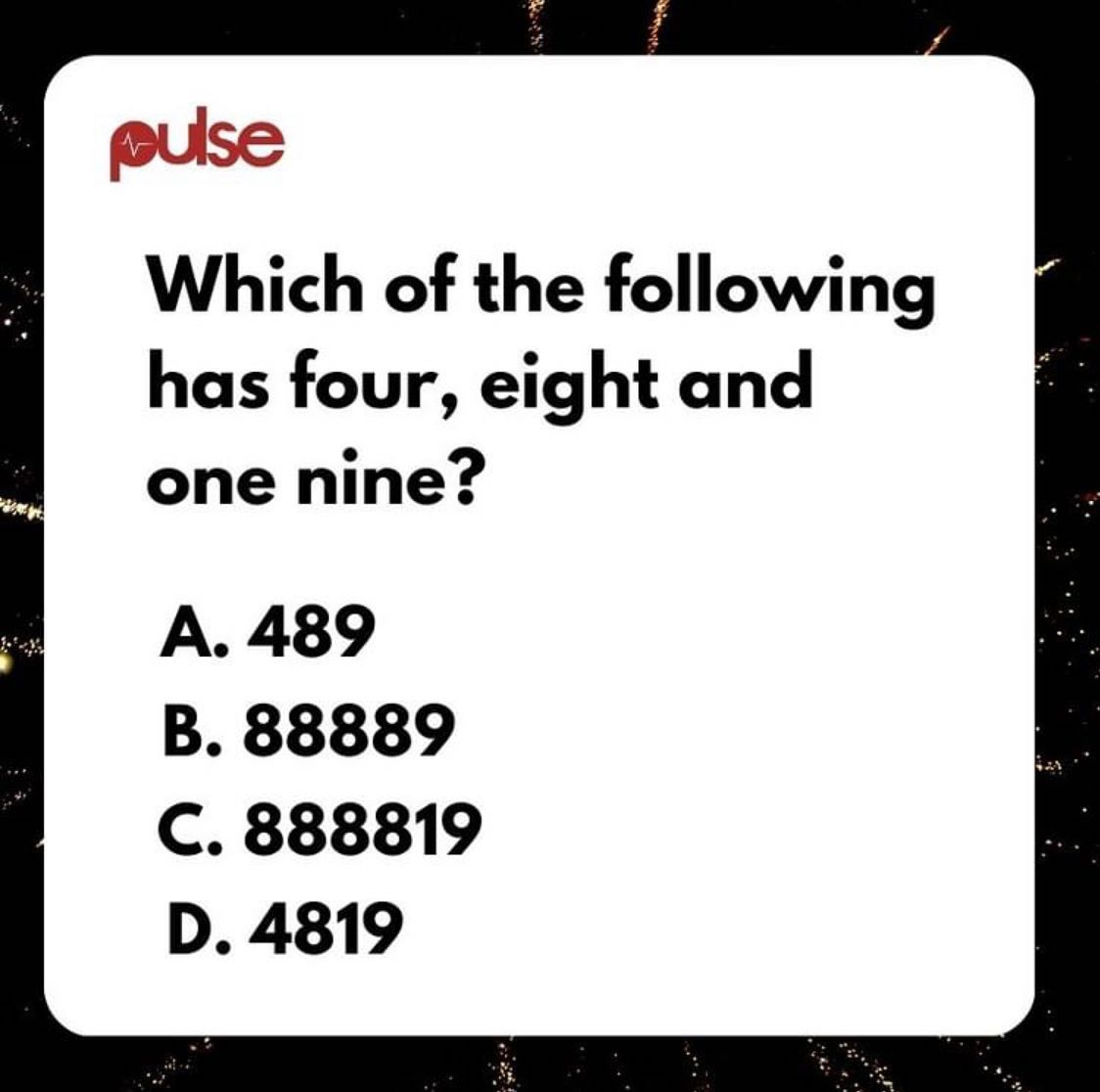 What’s your answer? ⬇️

#PulseWantsToKnow