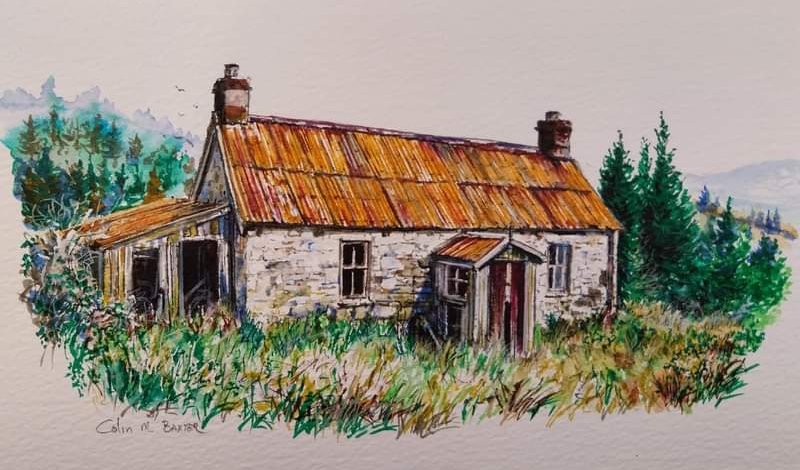 ColinMBaxter's tweet photo. A bit of #NewYear experimenting with #Chromatek #watercolour brush pens .  #Vic56 @BoatHouse_4  with its weathering . These pens are good for #rusty #corrugated tin roofs . #penandwash  #illustration @OnlyBespokeUK  @AWenham1 @boathouse_mike @chriswoodartist  good for #sketches https://t.co/R8HySNX5RM