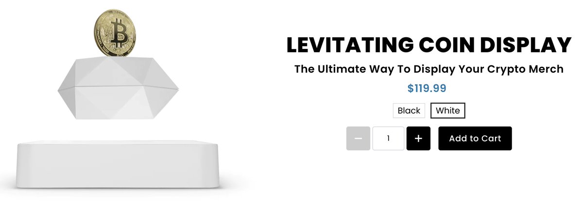 Aj (@ajwritescrypto) on Twitter photo For the first WEEKLY GIVEAWAY of the year, one lucky person will win this Levitating Coin Display plus a Crypto Chip of their choice!
For a chance to win, like & Rt THIS POST & go follow <a href="/Cryptochipsio/">Cryptochips</a>!
Big shout out to them for the weekly giveaways! For the first WEEKLY GIVEAWAY of the year, one lucky person will win this Levitating Coin Display plus a Crypto Chip of their choice!
For a chance to win, like & Rt THIS POST & go follow <a href="/Cryptochipsio/">Cryptochips</a>!
Big shout out to them for the weekly giveaways!