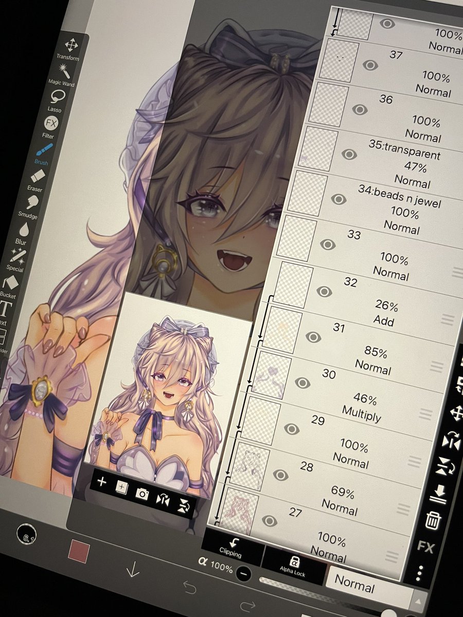 one of my fav pieces!! thankyou <a href="/kit_luo/">kitty</a> for commissioning me ✨