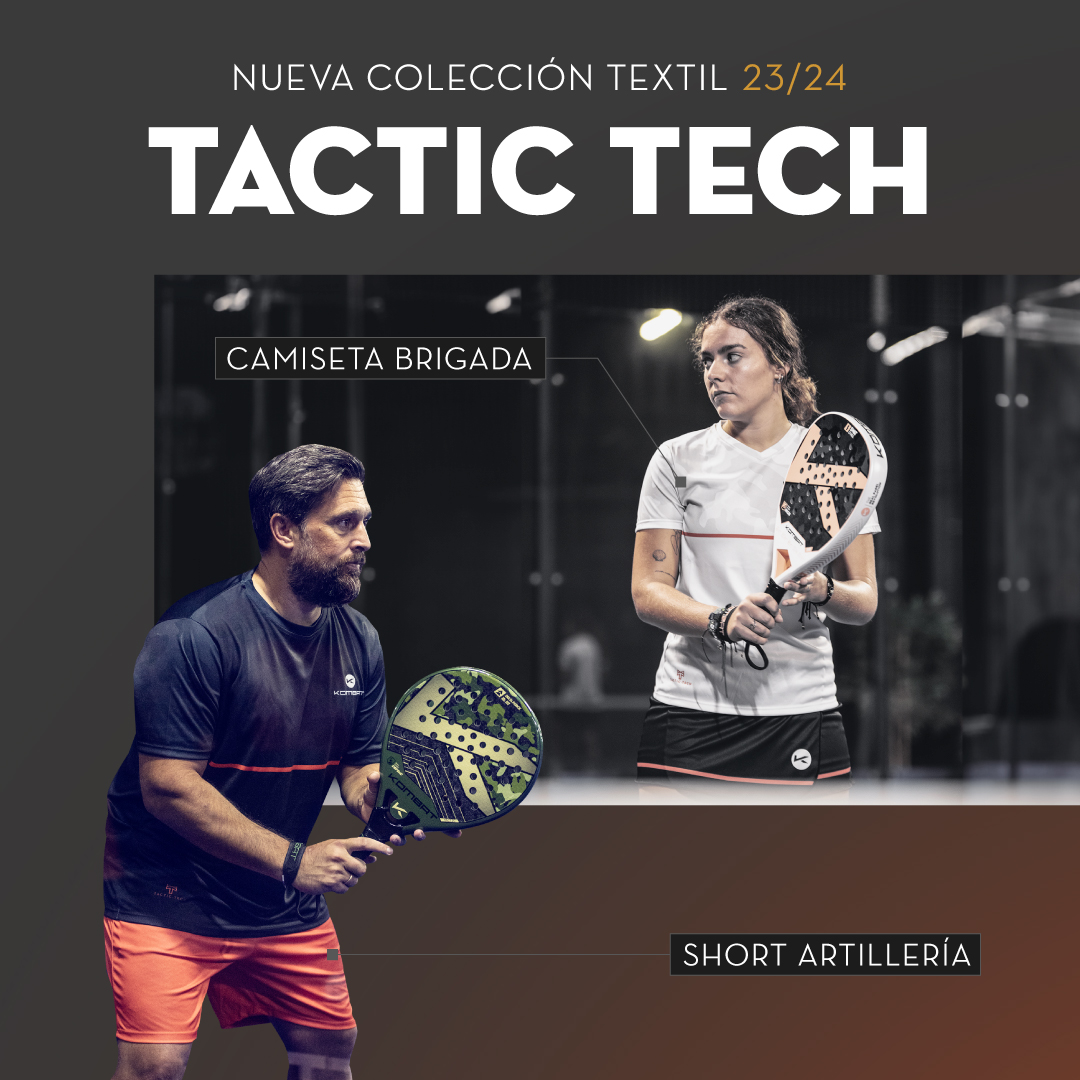 🥁 Tenemos... ¡¡𝗡𝗨𝗘𝗩𝗔 𝗖𝗢𝗟𝗘𝗖𝗖𝗜Ó𝗡 𝗧𝗘𝗫𝗧𝗜𝗟 𝗞𝗢𝗠𝗕𝗔𝗧!! 🔝🔝🔝

Camisetas de juego, shorts, faldas, sudaderas... ¡¡Descúbrela entera en kombatpadel.com/es/textil y equípate para el KOMBATe!! 😀