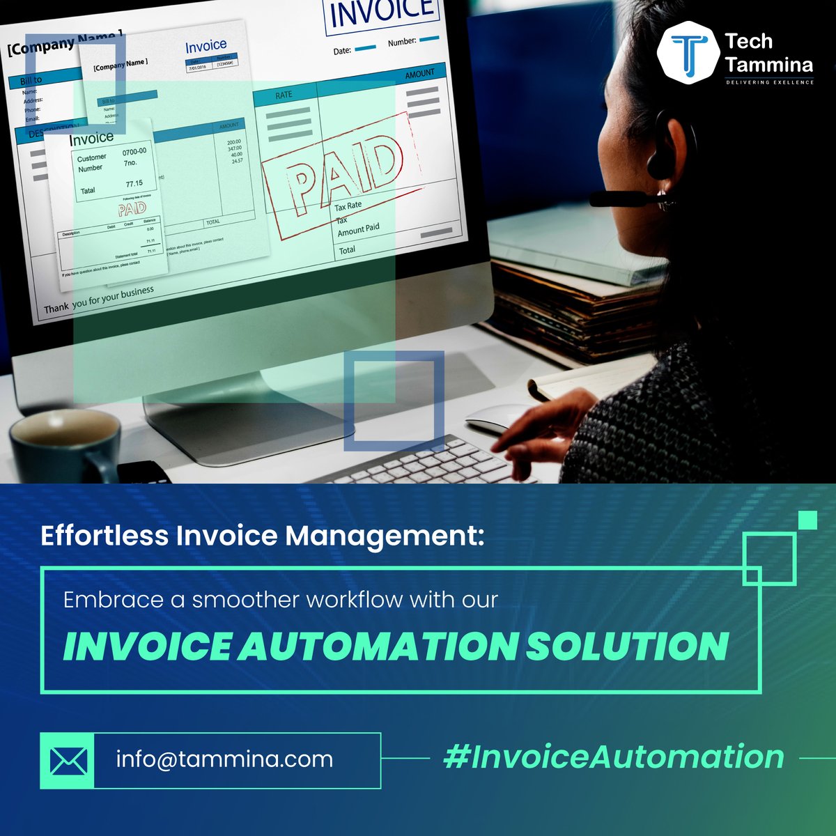 TechTamminaLLC's tweet image. 🚀 Tired of the Invoice Paper Chase?

Say goodbye to manual invoice headaches &amp;amp; hello to seamless efficiency with our #InvoiceAutomation solution!

Request a live demo! bit.ly/48kmYJc

#FinanceInnovation #invoicesolutions #Appian #TechTammina #Invoiceprocessing #sales
