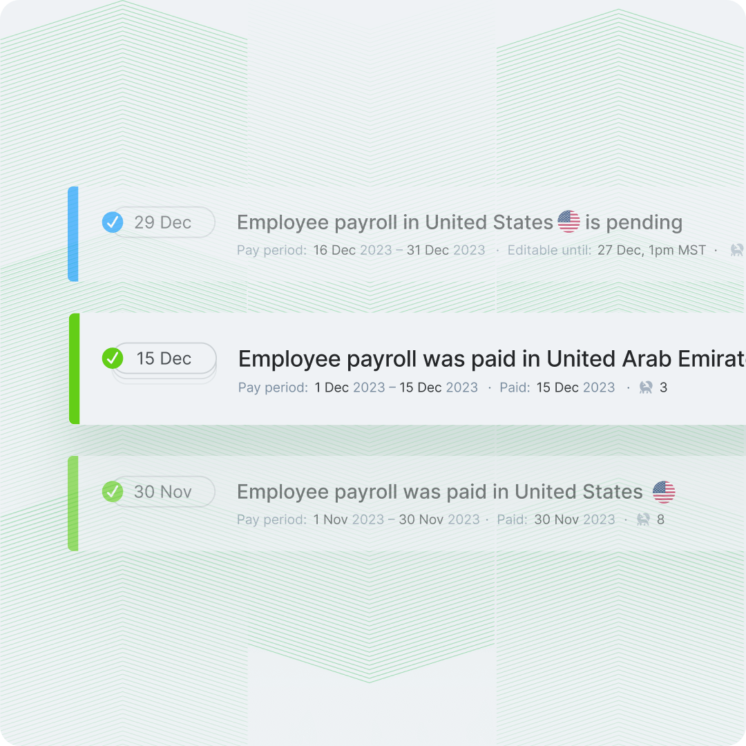 🌏 New release: You can now view the latest paid payroll for international employees on our Run payroll page. All payroll history is available (as always!) in the Payroll history page or by running a report.

➡ Read more about our recent updates at new.plane.com/paid-payroll-f…