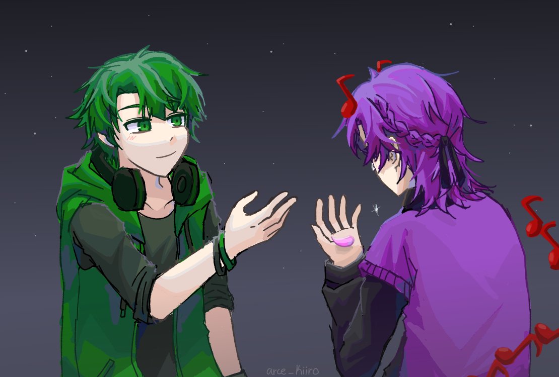 arce_kiiro's tweet photo. 🟢🟣
#alanbecker #ava #grapeduo https://t.co/wWTMPSxsGL