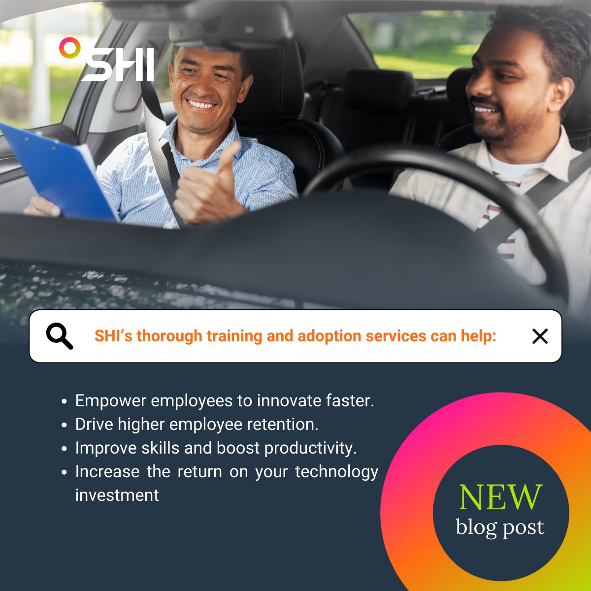 SHI_Intl's tweet image. Procuring the best technology is just the beginning of your journey. To go the distance (and get your money’s worth), you also have to know how to use it.

SHI’s thorough training and adoption services can help: blog.shi.com/business-of-it…
#EndUserTraining #Training