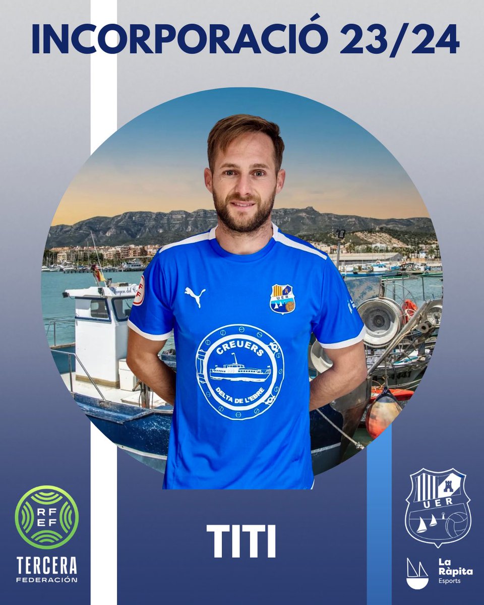 🔵⚪Nova incorporació ‼️
Estem molt contents d'anunciar la incorporació de "Titi" Belmonte, procedent del Yeclano Deportivo de 2RFEF.
Devanter centre TOP per a l'atac Rapitenc 🚀
Molta sort i molts encerts.
#Trikitrí #AquíVivifmFutbol #3RFEF5  #F7G1 #futbolcat #FutbolBase