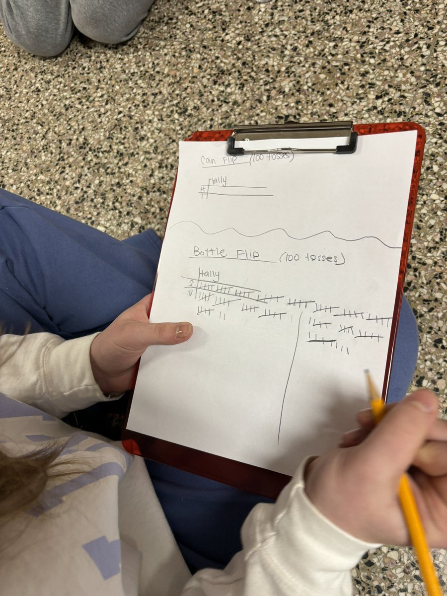 Cathi Cardano (@cathicardano) on Twitter photo Spinning spinners, tossing coins and flipping water bottles…what a way to start 2024!! Math 7/8 students collecting data to learn about Theoretical and Experimental Probabilities!! Happy New Year everyone!! <a href="/ThompsonMSpride/">Brian Currie</a> @kerrigan_john @MTPSMattkirk <a href="/MTPSpride/">Middletown Township Public Schools</a> Spinning spinners, tossing coins and flipping water bottles…what a way to start 2024!! Math 7/8 students collecting data to learn about Theoretical and Experimental Probabilities!! Happy New Year everyone!! <a href="/ThompsonMSpride/">Brian Currie</a> @kerrigan_john @MTPSMattkirk <a href="/MTPSpride/">Middletown Township Public Schools</a>