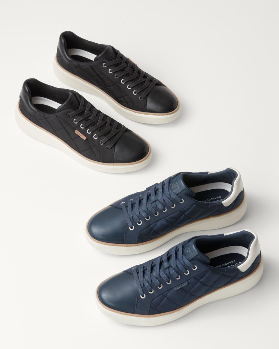 From cool quilting to high-gloss metallics, refresh your sneaker arsenal with our latest GrandPrø styles.

Shop Now: bit.ly/3vnWTdF
