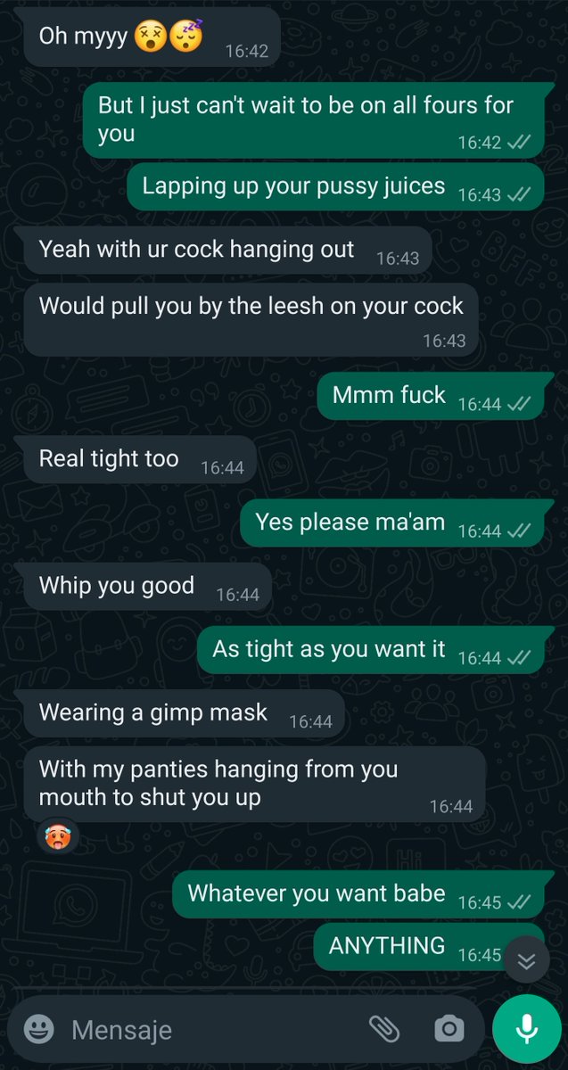 TeeJayDee94's tweet photo. 2024's starting off hot... a little text exchange with my gf (pt 1):

#cuckold #cuck #hotwife #hotgf #femdom # cbt #humiliation #humiliateme #bull #girlfriend #goddess #pathetic #bigcock4u #bigcock https://t.co/sRD3IDM12D