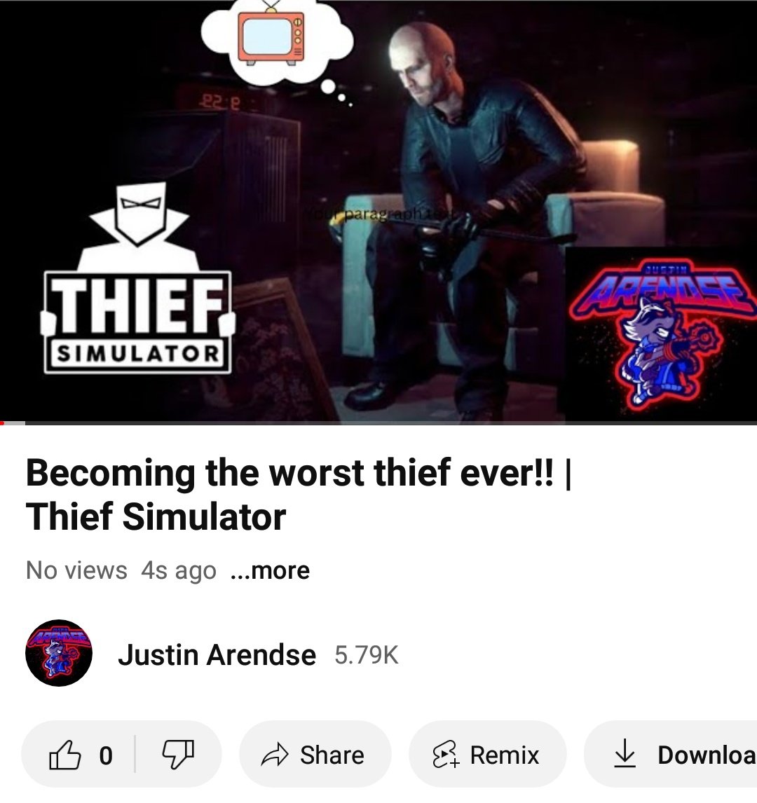 YoutubeArendse's tweet photo. Trying out a new game on my YouTube channel ,this time attempting to be a thief!! https://t.co/1eiyioSpTT https://t.co/8TFiRI6e7u